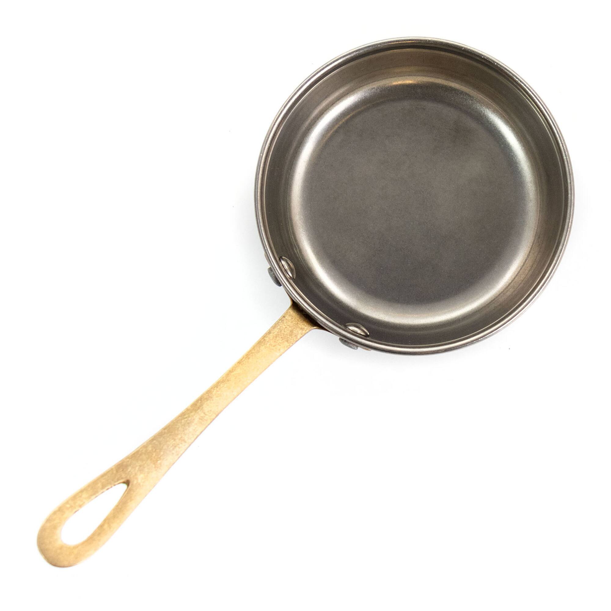 Gibson Home® Normandie 3.9'' Silver and Gold Stainless Steel Mini Saucepan